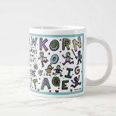 Funny 20oz Mug: Know Won Worns Ewe ジャンボコーヒーマグカップ (右)