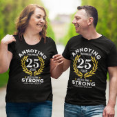Funny 25th Anniversary for couples Tシャツ