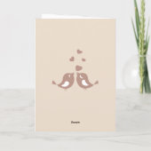 Funny 2nd Anniversary Card – Cotton Pun for Him カード (裏面)