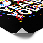 Funny 35 Years Young Happy 35th Birthday For Men ポスター (角)