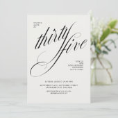 Funny 35th birthday 招待状 (スタンド正面)