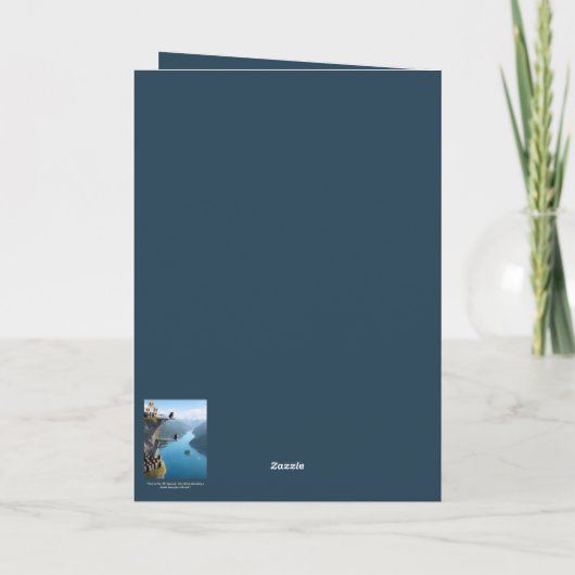 Funny 3D animal birthday card カード (裏面)