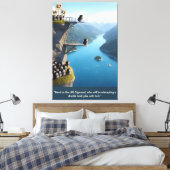Funny 3D art lemmings large canvas print キャンバスプリント (インサイチュ (寝室))