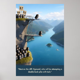 Funny 3D art lemmings poster ポスター