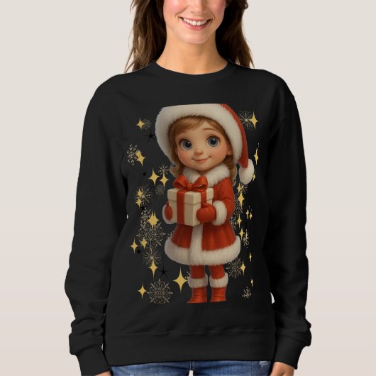 Funny 3D Cartoon Ugly Christmas Sweatshirt  スウェットシャツ (正面)