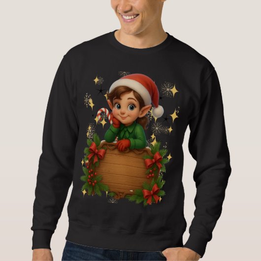Funny 3D Cartoon Ugly Christmas Sweatshirt  スウェットシャツ (正面)