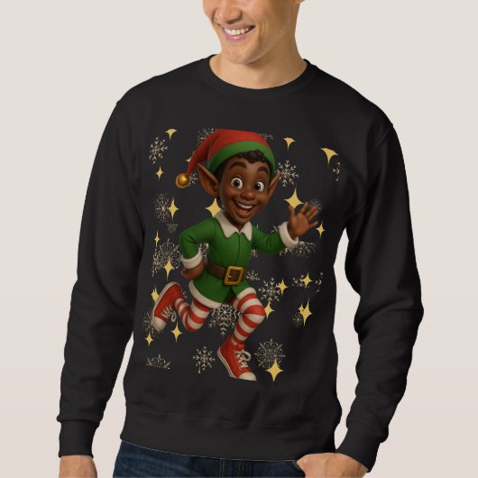 Funny 3D Cartoon Ugly Christmas Sweatshirt スウェットシャツ (正面)