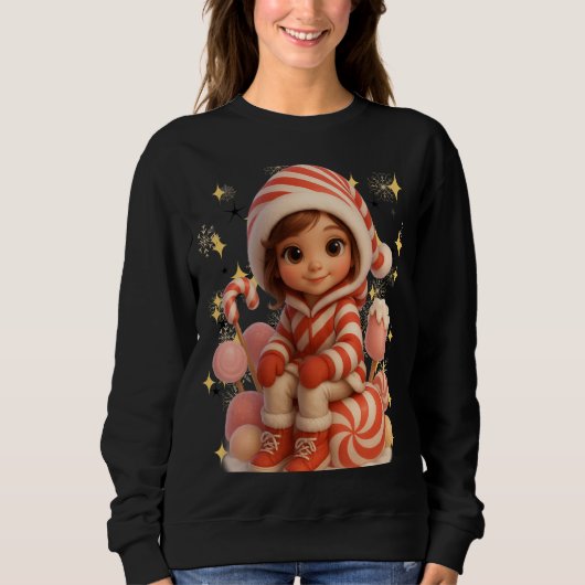Funny 3D Cartoon Ugly Christmas Sweatshirt  スウェットシャツ (正面)