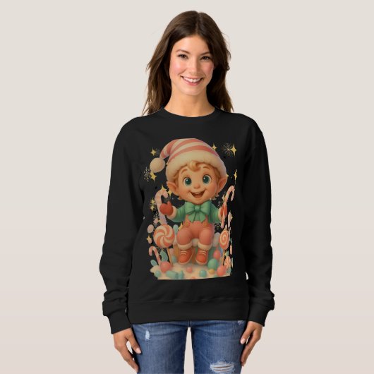 Funny 3D Cartoon Ugly Christmas Sweatshirt スウェットシャツ (正面フル)