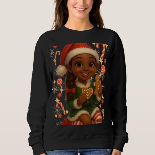 Funny 3D Cartoon Ugly Christmas Sweatshirt スウェットシャツ (正面)
