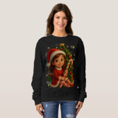 Funny 3D Cartoon Ugly Christmas Sweatshirt  スウェットシャツ (正面フル)
