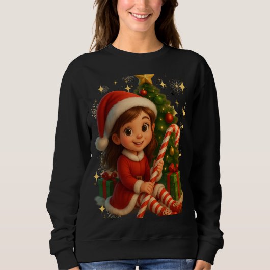 Funny 3D Cartoon Ugly Christmas Sweatshirt  スウェットシャツ (正面)