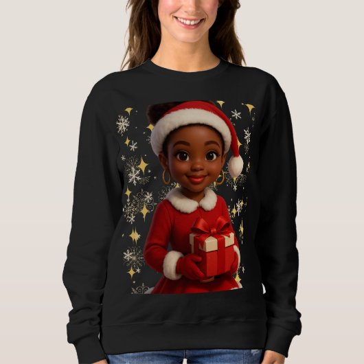 Funny 3D Cartoon Ugly Christmas Sweatshirt スウェットシャツ (正面)