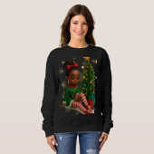 Funny 3D Cartoon Ugly Christmas Sweatshirt スウェットシャツ (正面フル)