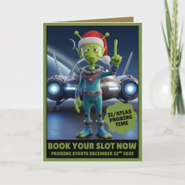 Funny 3I/ATLAS probing time card カード