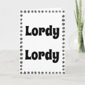 Funny 40th Birthday  カード (正面)