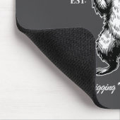 Funny 40th Birthday Est 1986 Feral &amp; Forty Rac マウスパッド (コーナー)