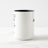 Funny 40th Birthday Mug – Custom Name & Birth Year マグカップ (中央)