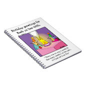 Funny 40th Birthday Party Guestbook Notebook ノートブック (右側)
