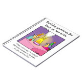 Funny 40th Birthday Party Guestbook Notebook ノートブック (左側)