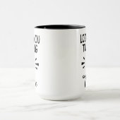 Funny 50th Birthday Mug Look Who's 25 Twice マグカップ (中央)