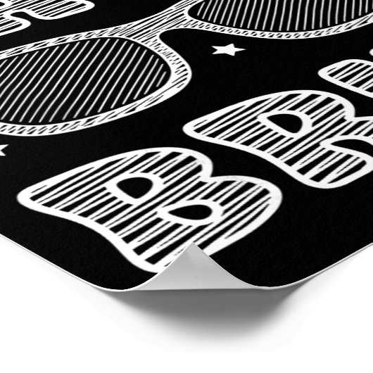 Funny 67 + 33 Days Bruh 100 Days Of School Kids Bo ポスター (角)