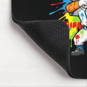 Funny 67 Baseball Dabbing Cat 6 7 Dripng Ice Cream マウスパッド (コーナー)