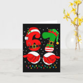 Funny 67 Christmas 6 7 Meme Six Seven For Boys Tea カード (黄色い花)