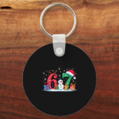 Funny 67 Christmas 6 7 Six Seven Meme 6 7 Matching キーホルダー (正面)
