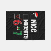 Funny 67 Christmas Meme Six Seven Xmas 6-7 Boys Ki フリースブランケット (正面(横))