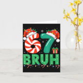 Funny 67 Christmas Pajama Xmas Six Seven Meme 6-7  カード (黄色い花)