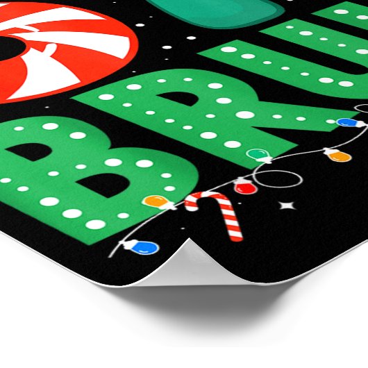 Funny 67 Christmas Pajama Xmas Six Seven Meme 6-7  ポスター (角)