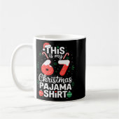 Funny 67 Christmas Pajamas Shirt Six Seven Meme Br コーヒーマグカップ (左)