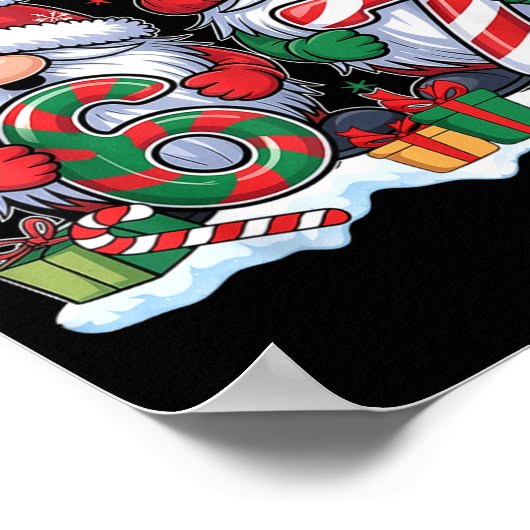 Funny 67 Christmas Pajamas Six Seven Meme 67 Gnome ポスター (角)