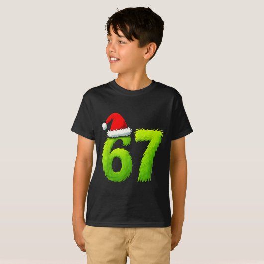 Funny 67 Christmas Six Seven Meme 6 7 Teens Boys G Tシャツ (正面フル)