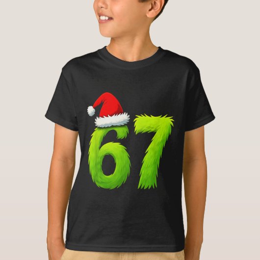 Funny 67 Christmas Six Seven Meme 6 7 Teens Boys G Tシャツ (正面)