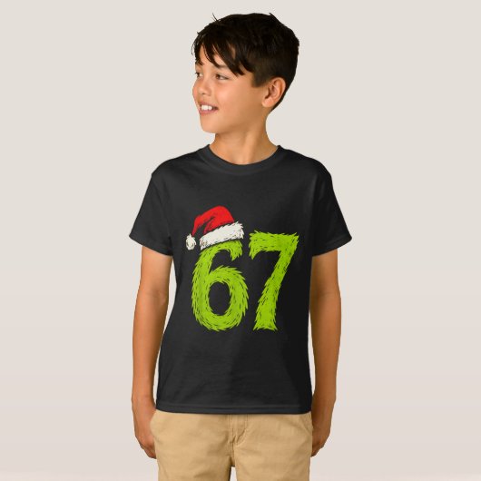 Funny 67 Christmas Six Seven Meme 6 7 Teens Boys G Tシャツ (正面フル)