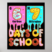Funny 67 Days Of School Meme Periodic Table Drip G ポスター (正面)