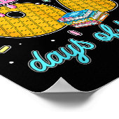 Funny 67 Days Of School Meme Teacher Student Tee  ポスター (角)