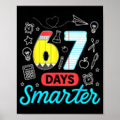 Funny 67 Days Smarter Six Seven Meme Teachers Stud ポスター (正面)