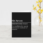 Funny 67 Definition The Meaning Of 67 Meme Six Sev カード (黄色い花)