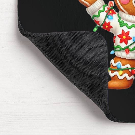 Funny 67 Gingerbread Six Seven Ice Cream Drip Chri マウスパッド (コーナー)