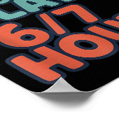 Funny 67 Golf Sayings 67 Six Seven 6 7 Meme Custom ポスター (角)