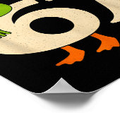 Funny 67 Goose Christmas 6 7 Meme Duck Santa Hat F ポスター (角)