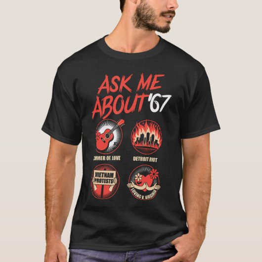 Funny 67 History Teacher Teacher 6 7 Funny Overuse Tシャツ (正面)