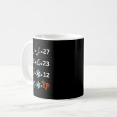 Funny 67 Hockey Drip Meme Number Math Teacher コーヒーマグカップ (正面左)