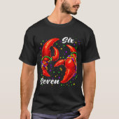 Funny 67 Mardi Gras Crawfish Meme 6 7 Beads Six Se Tシャツ (正面)