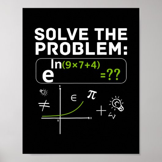 Funny 67 Math Meme Solve The Problem Teacher For S ポスター (正面)