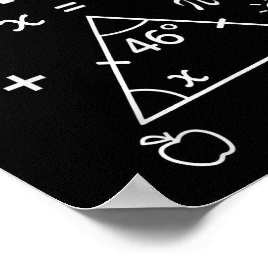 Funny 67 Math Meme Solve The Problem Teacher For S ポスター (角)