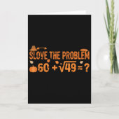 Funny 67 Math Meme Thanksgiving Gen Alpha Pemdas T カード (正面)